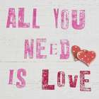 All You Need Is Love Art Print by Howard Shooter