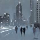 The Flatiron Building, New York Art Print