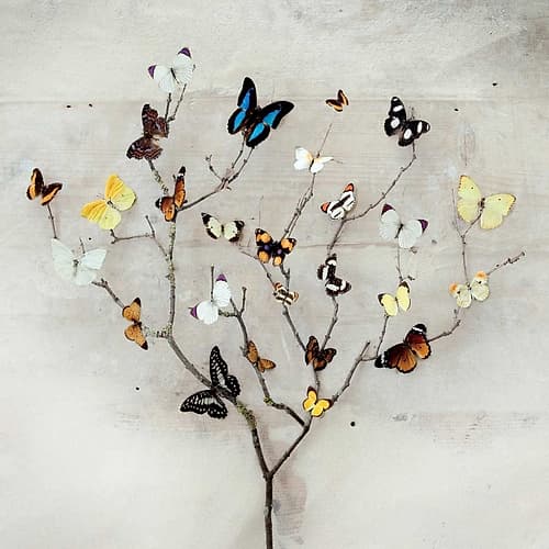 Tree of Butterflies Art Print