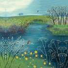 Spring at Kingfisher Pool Art Print
