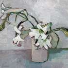 White Lillies Art Print