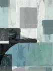 Blue Shapes Art Print