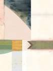 Pink Green White Abstract I Art Print