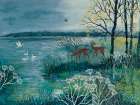The Enchanted Lake Art Print