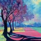 Kensington Stroll Art Print