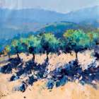 Morning Shadows - Simou Art Print