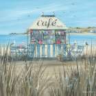 Beach Cafe Art Print