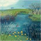 Spring at Kingfisher Pool Art Print