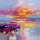 Uist Causeways 2 Art Print