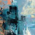 Misty City Art Print