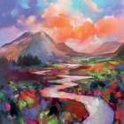 Etive Flow Art Print