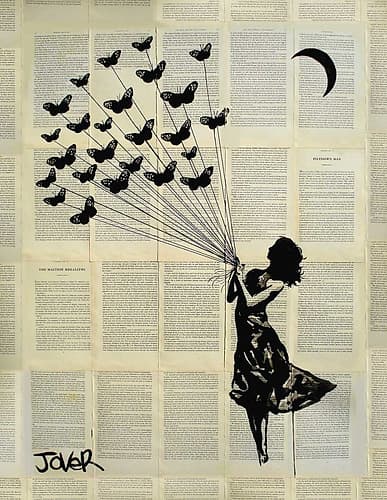 Butterflying Art Print