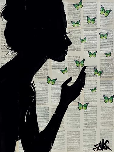 Simplicity - Green Art Print