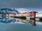Village in Lofoten-Norway Art Print