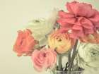 Bunch of flowers in vase Art Print