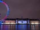 County Hall, London, at night Art Print