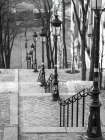 The famous staircase in Montmartre-Paris-France Art Print