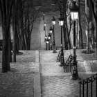 Calm evening at Montmartre Art Print