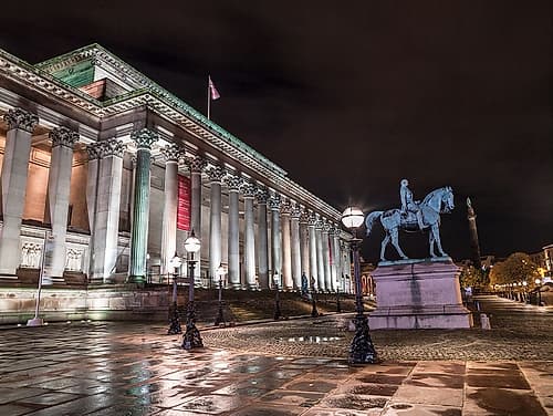 St Georges Hall at night, Liverpool Photography Print