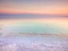 Dead sea shore at dusk-Israel Art Print