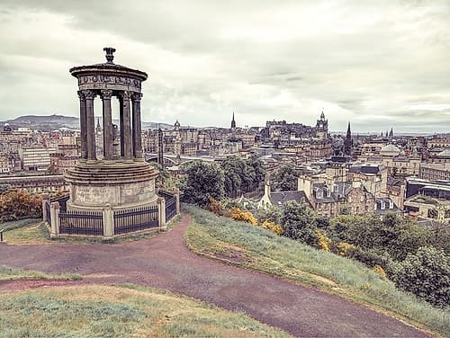 Edinburgh from Calton Hill-Scoatland Classical Print