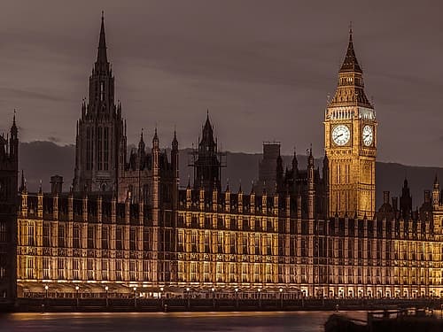 Big Ben in London, UK Art Print