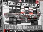 Advertisements on building exterior, New York Art Print