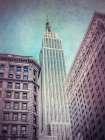 Low angle shot of a Empire State building - New York Art Print
