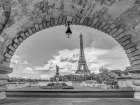 Eiffel Tower from Bir-Hakeim Bridge-Paris-France Art Print