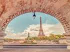 Eiffel Tower from Bir-Hakeim Bridge-Paris-France Art Print
