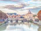 View of Basilica di San Pietro in Vatican, Rome, Italy Art Print