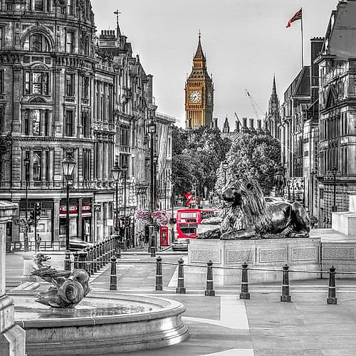 Trafalgar Square, London, UK Photography Print