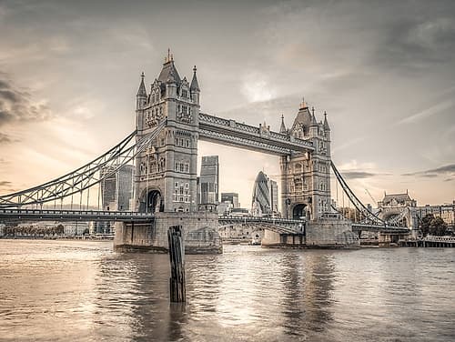 Tower Bridge over River Thames-London Photography Print