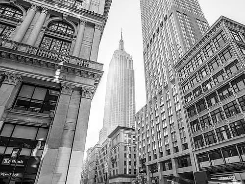 Empire state building, New York Photography Print