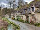 Old cottage in Bibury, Cotswold, UK Art Print