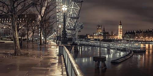 London cityscape in evening Photography Print