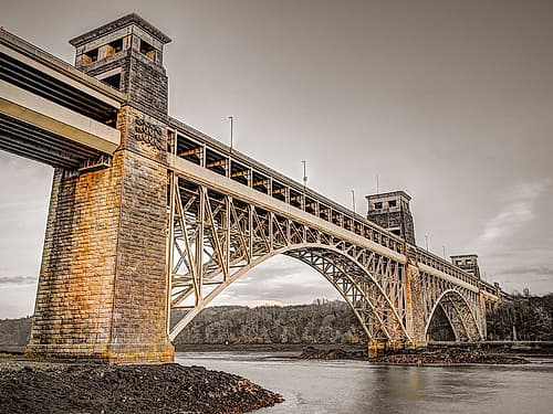 Britania bridge in Conwy-North Wales Photography Print