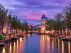 Canal through-city Art Print