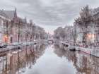 Amsterdam canal Art Print