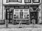 Cafe in South Queensferry Art Print