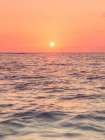 Sunset on the beach Art Print