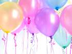 Multi coloured ballons Art Print