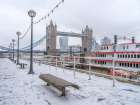 London in winter Art Print