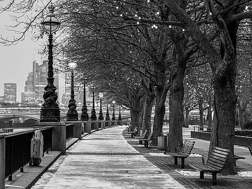 Thames promenade-London Photography Print