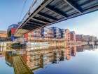 Canal reflections, Leeds Landscape Print