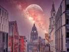 Starry night-Leeds Art Print