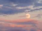 Colorful sky with cloudscape Art Print