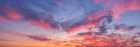 Colorful sunset sky Art Print
