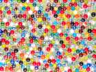 Full frame of Colorful Marbles Art Print