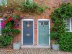 Old Cottage Doors Art Print